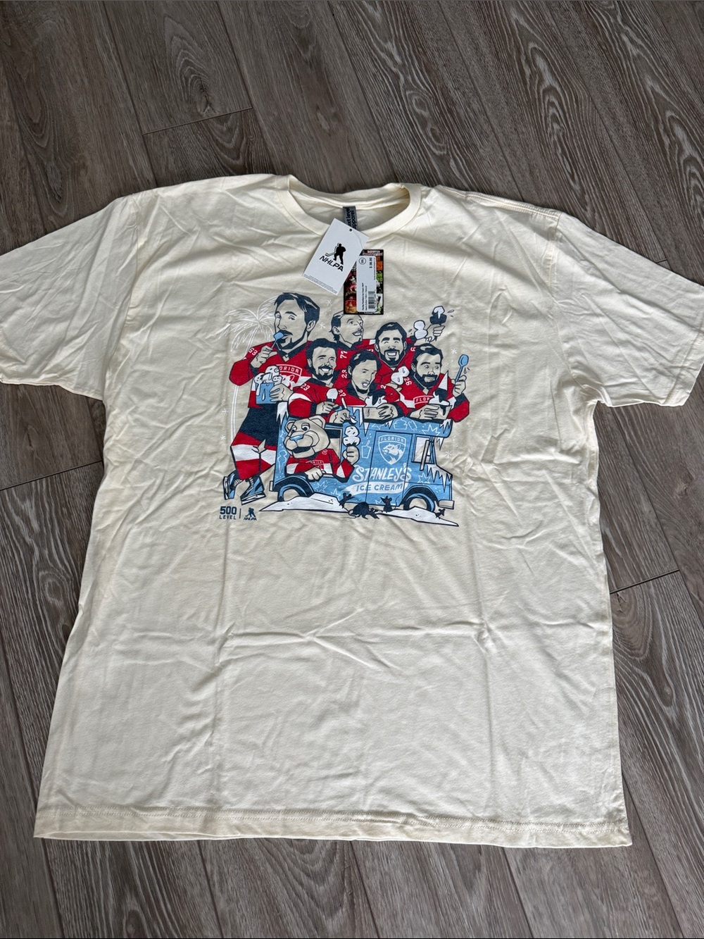 NWT Florida Panthers Stanley’s Ice Cream Shirt,  2XL